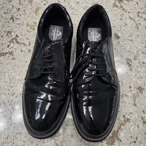 Tact‎ Squad Uniform Hi-Gloss Oxford Dress Shoes - Men's Size 10.5M